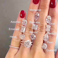 Moissanite Provence Toutes Couleurs Noir Jaune Vert Bleu Rose Gris Rouge Champagne Vente en Gros Pierres de Moissanite Colorées en Vrac