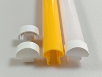Luminaire LED intégré à support, design Dragon-Bone, forme goutte d'eau, éclairage de bureau, plastique, utilisation intérieure/extérieure