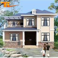 Maison préconditionnée de luxe en acier, design moderne, idéale pour une maison légère