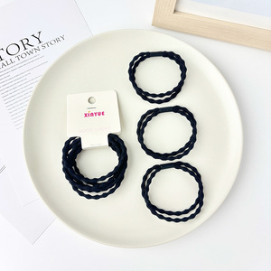 Élastiques à cheveux Xinyue en nylon noir pour usage quotidien - Product Image 4