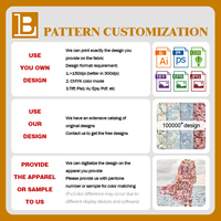 Kain Katun Poplin Bermotif Bunga dengan Pita Besar Sederhana dan Lucu dari BILU untuk Pakaian Anak-anak