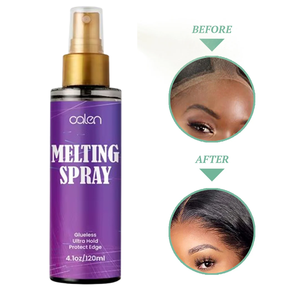 Luxfume <span class=keywords><strong>Spray</strong></span> Fixateur <span class=keywords><strong>Perruque</strong></span> Effet Fondant Tenue Forte Sans Colle Imperméable Résistant à la Transpiration Longue Durée pour Perruques - Product Image 1