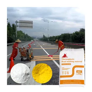 Factory supplier thermoplastic road paint white hot melt paint reflective road marking signs