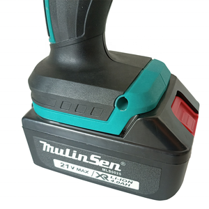 Set Trapano a Percussione Elettrico Mulinsen 18V e Avvitatore a Batteria Industriale Fai-da-Te con Supporto OEM - Product Image 6