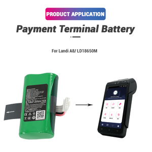 Замена батареи POS для LANDI A8 LD18650M 7,2 В 2600 мАч литий-ионный <span class=keywords><strong>18650</strong></span> аккумулятор - Product Image 4
