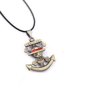 Collana <span class=keywords><strong>Anime</strong></span> One Piece con Ciondolo Vintage su Catena a Corda - Product Image 3
