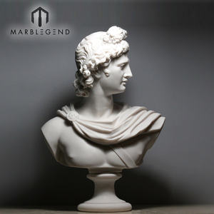 Estatua de <span class=keywords><strong>dios</strong></span> romano <span class=keywords><strong>griego</strong></span> <span class=keywords><strong>Apolo</strong></span>, busto de cabeza, esculturas de arte en venta - Product Image 2