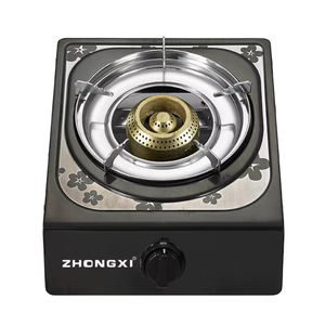 Cina fabbricata elettrodomestico da cucina nero piano cottura a <span class=keywords><strong>Gas</strong></span> <span class=keywords><strong>in</strong></span> acciaio inossidabile cottura rapida portatile a bruciatore singolo piano cottura a <span class=keywords><strong>Gas</strong></span> - Product Image 1