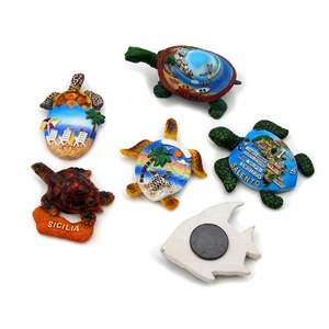 แม่เหล็กติดตู้เย็นเรซิ่นโพลีเรซิ่นแบบพิมพ์ 3 มิติ ของที่ระลึก รูปทรงแม่เหล็กติดตู้เย็นลายชายฝั่ง ดีไซน์เรซิ่น สามารถปรับแต่งได้ - Product Image 5