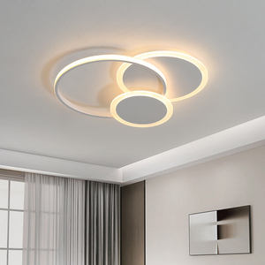 Recién llegado, luces led cuadradas montadas en superficie, sala de estar, dormitorio, lámpara de techo circular ultrafina moderna - Product Image 3