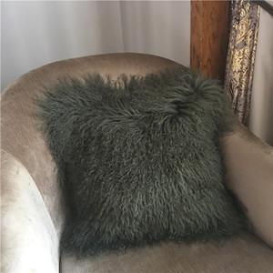 Bantal Bulu Domba Tibet Keriting Asli 100% - Product Image 5