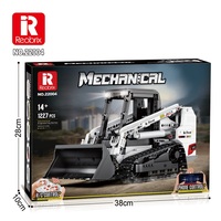 Reobrix 22004, Kit de Construcción de Minicargadora Inteligente de 35 cm, Ideal para Aulas STEM, Minoristas de Tecnología y Programas de Regalos Corporativos