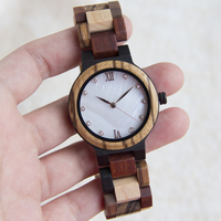 Montre classique en bois pour femmes, montre-bracelet en bois pour femme