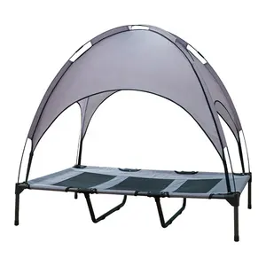 Дышащая походная палатка для домашних животных, прочная моющаяся кровать для кемпинга, быстросохнущая поднятая кровать для собак и кошек, сетчатая кровать для кемпинга