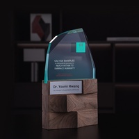 Trophées en bois massif gravés sur mesure, créatifs, haut de gamme, imprimés UV, durables, plaques d'honneur agréées, récompenses de compétition
