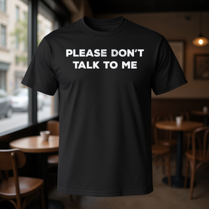 T-shirt unisexe noir pour adulte « Ne m'enchaînez pas » à col rond et manches courtes, imprimé sérigraphié, usage promotionnel, taille M - Product Image 3