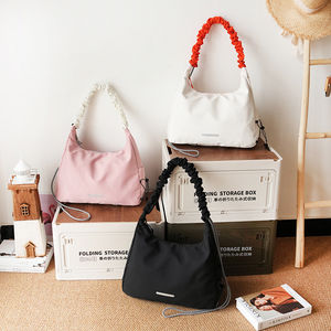 사용자 정의 로고 세련된 미니 나일론 피트니스 스포츠 체육관 가방 여성 블랙 경량 방수 여행 더플 백 요가 매트 홀더 - Product Image 6