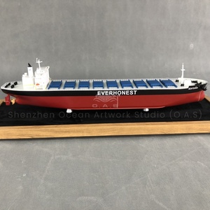 O.A.S Modèle de bateau vraquier personnalisé de 65cm Modèle d'usine Modèle de bateau en plastique ABS de style nautique pour les cadeaux d'affaires - Product Image 4
