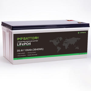 ก้อนแบตเตอรี่ลิเธียม38.4V 36V 100Ah แบตเตอรี่ LiFePO4ชาร์จได้รอบลึกสำหรับเรือ RV รถเข็น - Product Image 1