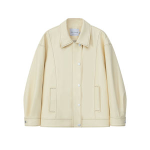 سترة جلدية صفراء كلاسيكية أمريكية عصرية جديدة للربيع من VEGA CHANG - Product Image 6