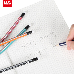 M & G vendita calda <span class=keywords><strong>matita</strong></span> <span class=keywords><strong>ergonomica</strong></span> triangolare in legno <span class=keywords><strong>matita</strong></span> promozionale in legno HB con gomma forniture di cancelleria per la scuola <span class=keywords><strong>matita</strong></span> in legno popolare - Product Image 6