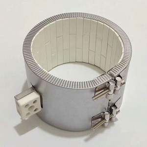 Calentadores de Banda Cerámicos Refrigerados por Aire para Extrusión de Plástico con Aletas de Cobre para Piezas Totalmente Extruidas - Product Image 1