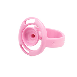 Nouvel appareil de <span class=keywords><strong>chasteté</strong></span> masculin inversé en plastique FHTF, cages de <span class=keywords><strong>chasteté</strong></span> verrouillables avec plateau urétral pour garçons - Product Image 6