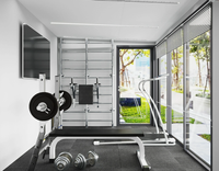 Solutions de construction modulaires préfabriquées de luxe respirantes et portables pour salle de sport extérieure, conteneur de jardin, maison conteneur à vendre
