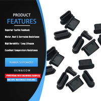 Bouchon anti-poussière USB Type-C personnalisé, design pilier, en silicone, échantillon gratuit disponible, couleur et logo personnalisables, directement de l'usine