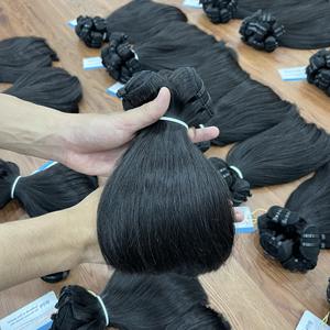 GRAN ORDEN: Extensión de cabello humano vietnamita crudo Natural Liso Natural Colores negros Cabello Super Calidad - Product Image 5