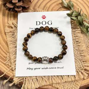 Pulsera de Piedra Natural con Cuentas de Vidrio Coloridas, Talismán de la Suerte, de Primera Calidad, Económico, para Pedidos al por Mayor y Personalización - Product Image 4