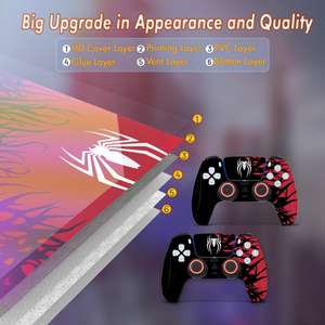 Anime Custom Design Full Body Vinyl Decal Cover Wrap <b>Skin</b> Sticker for sony Playstation 4 <b>PS4</b> Slim Console and <b>Controller</b> - Product Image 4