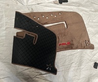 Tapis de tableau de bord et housses de console centrale Luerman Luxury Car avec protection et décoration pour Toyota Prius 2004-2009