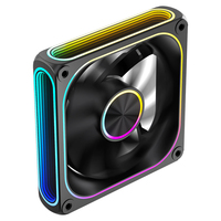 Ventilateur de boîtier RGB XINMAI OEM, ventilateur de refroidissement pour ordinateur, ventilateur LED pour processeur, ventilateur pour boîtier de PC, châssis d'ordinateur de bureau, vente en gros OEM
