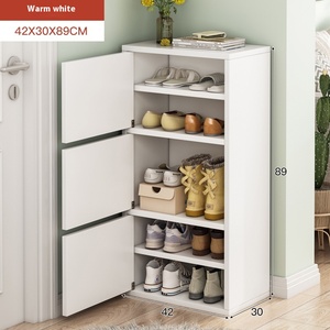 Armoire à chaussures au design moderne avec boîte de <span class=keywords><strong>rangement</strong></span> à absorption élevée et étagère à chaussures intégrée simple pour un usage domestique dans les couloirs étroits - Product Image 6