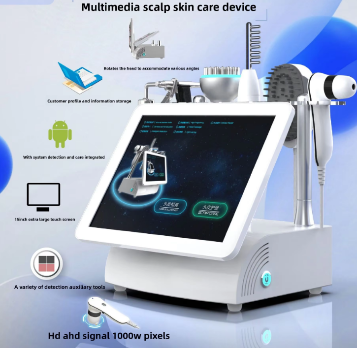 White-detection configuration tri-spectral handle