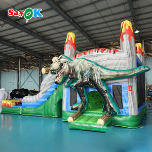Sayok Grande aire de jeux <span class=keywords><strong>gonflable</strong></span> Bouncy Castle Dino World Maison <span class=keywords><strong>gonflable</strong></span> de rebond de dinosaure pour la location - Product Image 1