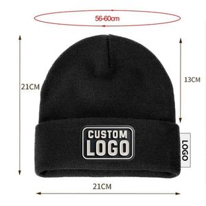 Custom Plush Winter Beanie with Patch | Breathable Waterproof Company Employee Hats | Add Your Logo for Beach Use - Product Image 2