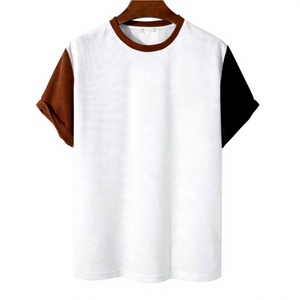 Camiseta Casual de Manga Corta para Hombre, Cuello Redondo, 100% Algodón, Tejido de Punto, Estampada, de Secado Rápido - Product Image 1