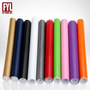Film PVC en fibre de carbone 3D 152cmX28cm, imperméable, pour le style de la carrosserie de la voiture, film de protection changeant de couleur, accessoires de détaillage automobile - Product Image 1