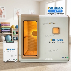 Camera Iperbarica Professionale DR.HUGO <span class=keywords><strong>uDR</strong></span> C3L 2 ATA con Sistema di Ossigenoterapia, Tipo Seduto per Uso Domestico - Product Image 1