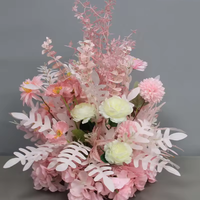 Fleurs d'allée Plomb de route de mariage Fond de fleur décoratif Décoration d'ouverture Décorations de table Support Fleurs artificielles