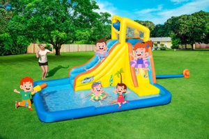 Bestway 53349 14 '8 "X 10' 2" X 8 '9 "Inflable Frente A LA Playa Bonanza <span class=keywords><strong>Mega</strong></span> Parque Acuático - Product Image 2