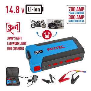 FIXTEC 8000mAH 12V ชุดจ่ายไฟฉุกเฉินแบบพกพาสำหรับรถยนต์ แบตเตอรี่ลิเธียม พร้อมที่ชาร์จอัตโนมัติ FAJS1201 เครื่องช่วยสตาร์ทรถยนต์ลิเธียม FAJS1201 - Product Image 4