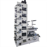 Imprimante d'étiquettes flexo verticale étroite Machine d'impression 6 couleurs
