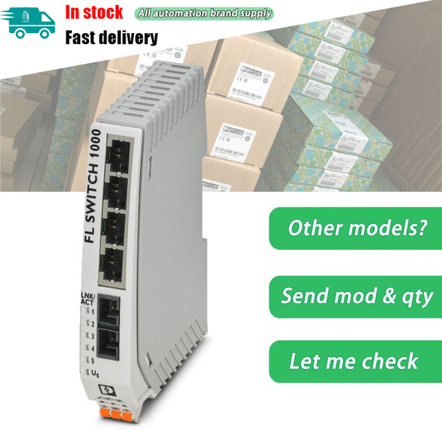 1084159 Phoenix Contact Industrial Ethernet Switch FL SWITCH 1004N-FX Phoenix Contact 1084159
