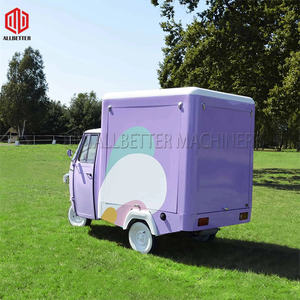 Venta caliente camión de alimentos carrito de comida eléctrico triciclo helado bicicleta usada hoja galvanizada Motor bicicleta bomba de agua personalizada Japón - Product Image 6