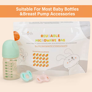 Bolsas esterilizadoras <span class=keywords><strong>de</strong></span> vapor <span class=keywords><strong>para</strong></span> <span class=keywords><strong>microondas</strong></span> <span class=keywords><strong>para</strong></span> botella <span class=keywords><strong>de</strong></span> vapor <span class=keywords><strong>de</strong></span> bebé bomba <span class=keywords><strong>de</strong></span> pezón bolsa esterilizada sin BPA 20 veces <span class=keywords><strong>de</strong></span> uso - Product Image 3