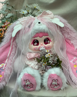 JIIMO Ballet Bunny Mood 1000% Peluche Boîte Mystère Édition Limitée Figurine d'Art à Collectionner Série Complète