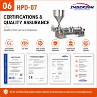 Machine de remplissage semi-automatique à double buse à piston 10-500 ml en acier inoxydable 316L pour crèmes cosmétiques et produits chimiques à haute hygiène